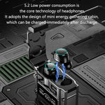 Wireless Noise Reduction HQ High Quality TWS Earphone M25 In-ear Type-C LED Display Recharge Earphone Headphone