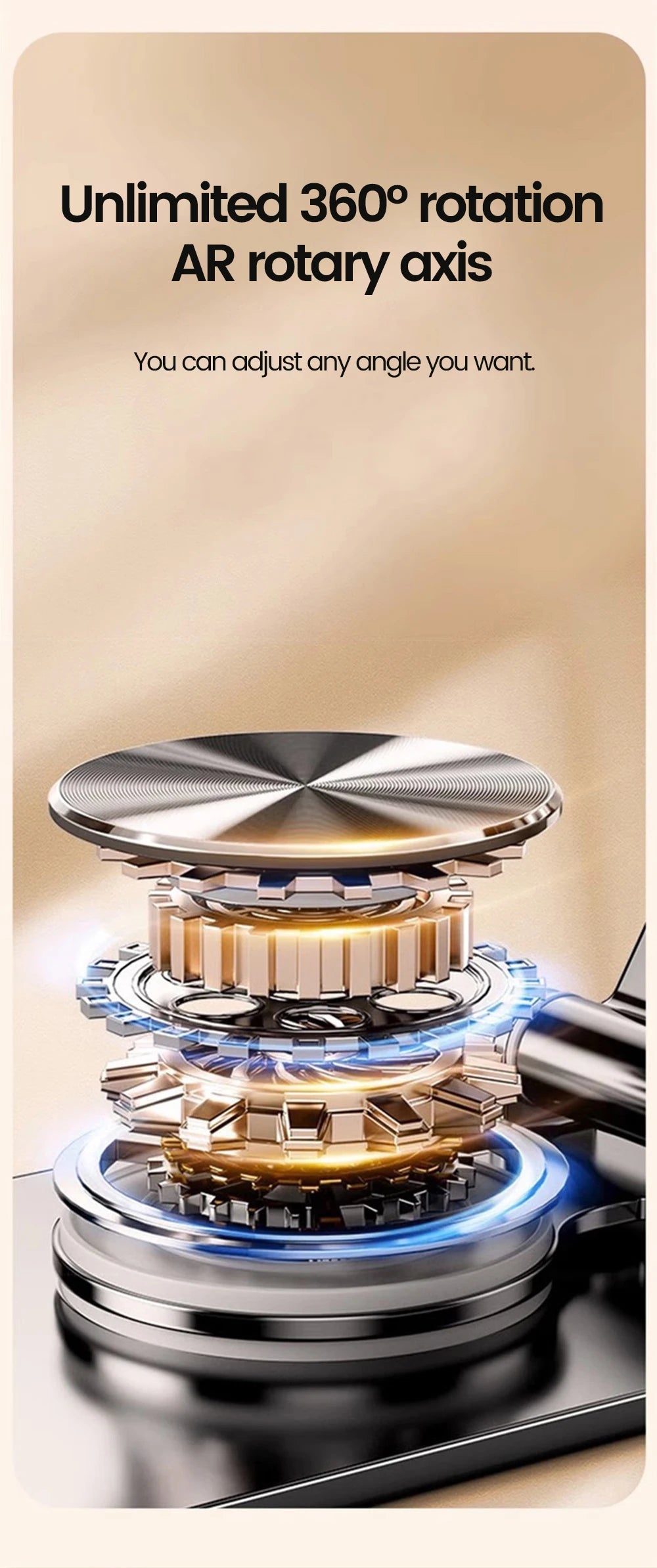 Elough 360° Rotation Portable Tablet Holder For iPad iPhone 15 Xiaomi Folding Lazy Desktop Live Mobile Phone Stand Mount Bracket