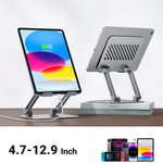 UGREEN Tablet Phone Stand Aluminum iPad Stand For iPad Pro iPhone Xiaomi Tablet Support Laptop Stand Phone Holder Tablet Stand