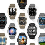 LAXASFIT New Men's Smart Watch LED Flashlight Outdoor Sports Smart Watch Wristwatch Health Monitoring Smart Watch