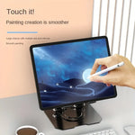 360° Rotatable Tablet Stand Adjustable Foldable Desktop Stand Holder Compatible For 4.7-12 Inch Ipad Pro/Air/Min Laptop Tablet