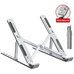 Aluminum Alloy Laptop Stand, Adjustable Foldable Portable Laptop Stand, Anti-Slip Lift Cooling Stand