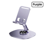 Elough 360° Rotation Portable Tablet Holder For iPad iPhone 15 Xiaomi Folding Lazy Desktop Live Mobile Phone Stand Mount Bracket