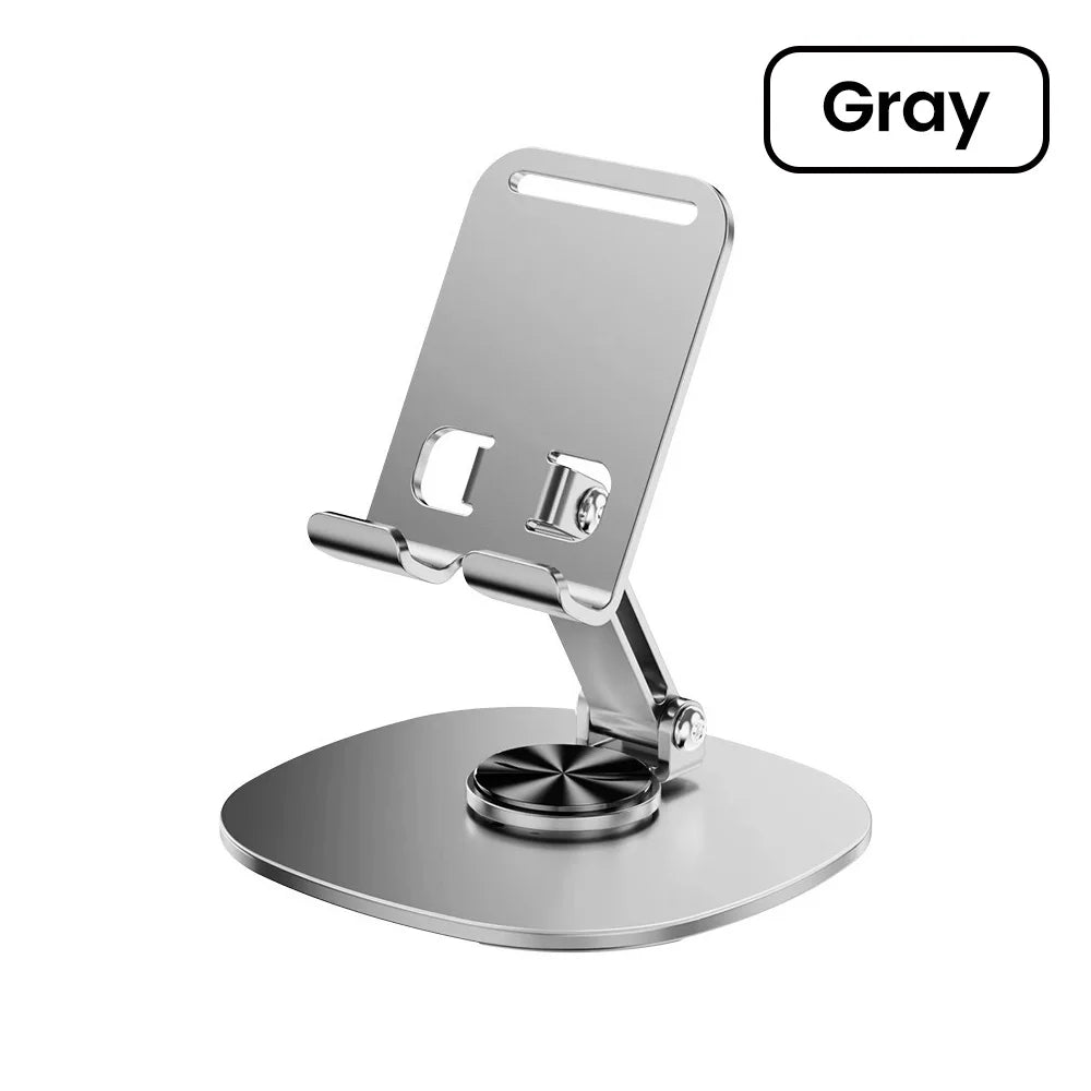 Elough 360° Rotation Portable Tablet Holder For iPad iPhone 15 Xiaomi Folding Lazy Desktop Live Mobile Phone Stand Mount Bracket