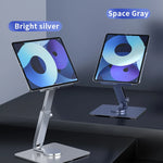Aluminum Tablet Stand 360°Rotating Folding Adjustable Desk Holder Mount Riser for iPad Pro Air 4 Mini 12.9 4-14 Inch Xiaomi Tab