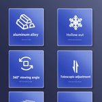 Aluminum Tablet Stand 360°Rotating Folding Adjustable Desk Holder Mount Riser for iPad Pro Air 4 Mini 12.9 4-14 Inch Xiaomi Tab